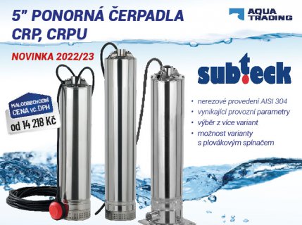 5" ponorná čerpadla